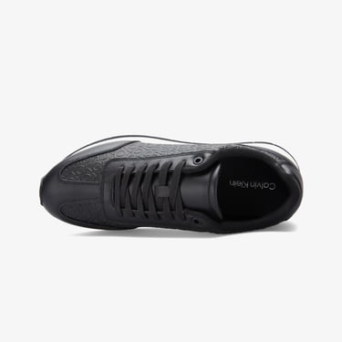  Calvin Klein Low Top Lace Up  Erkek Siyah Sneaker