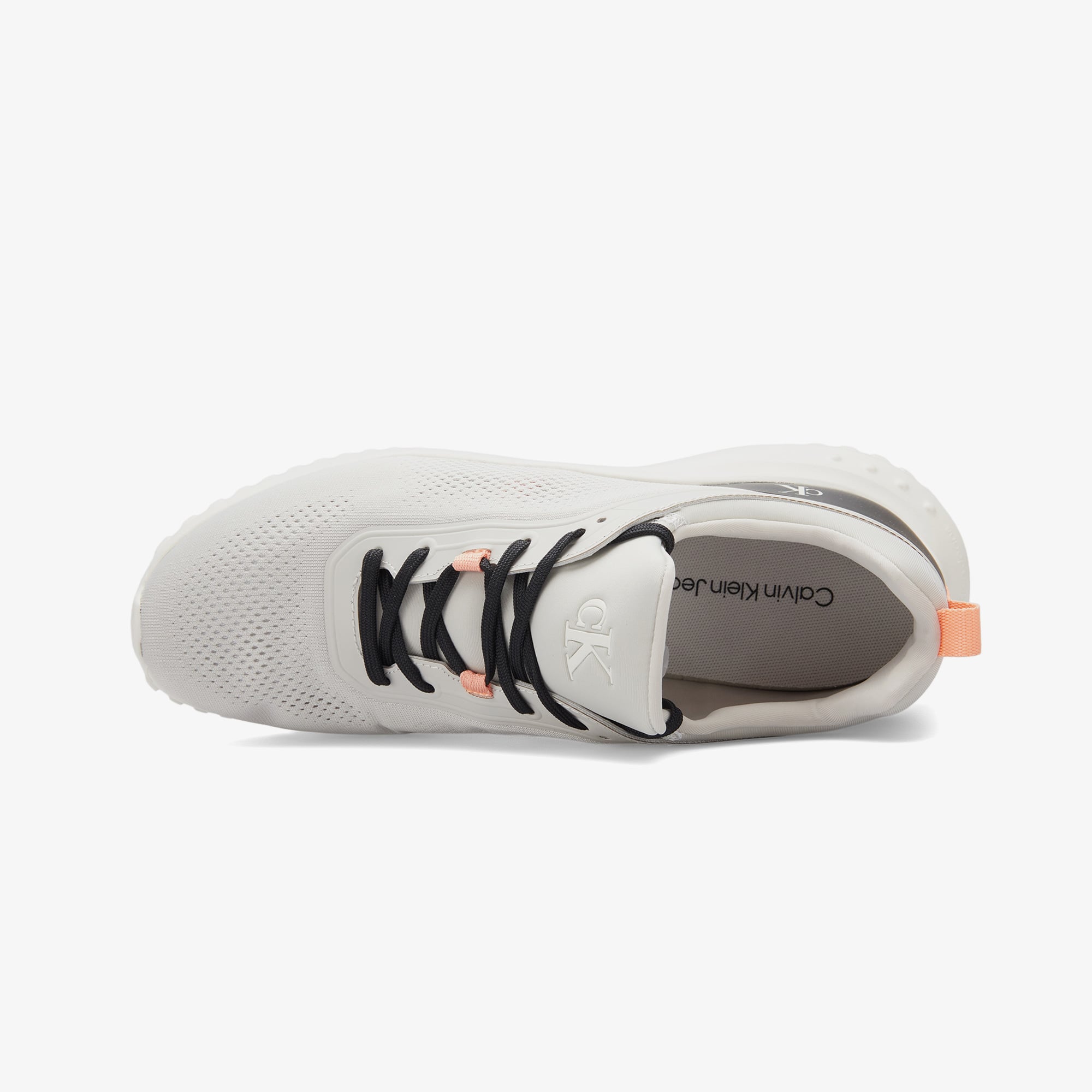 Calvin Klein Eva Runner Tech Knit Erkek Gri Sneaker - Görsel 5