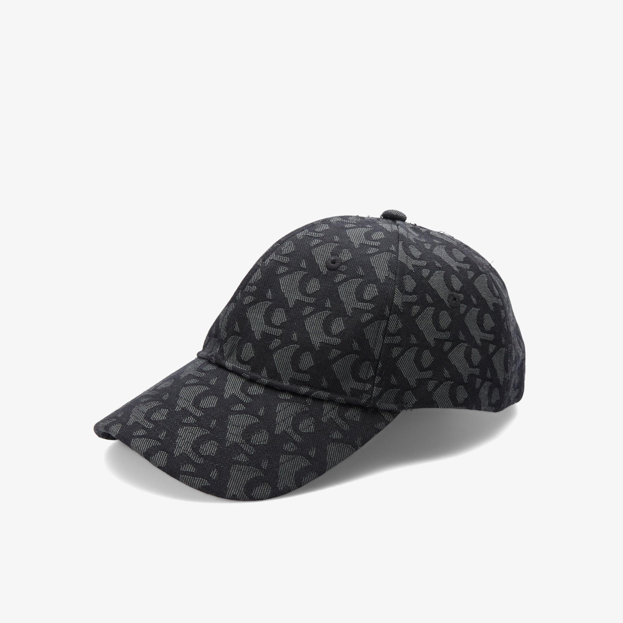 Calvin Klein Logo Jacquard Erkek Siyah Şapka