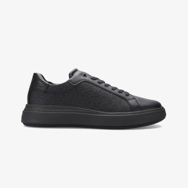  Calvin Klein Chunky Low Top Lace Up Mono Erkek Siyah Sneaker