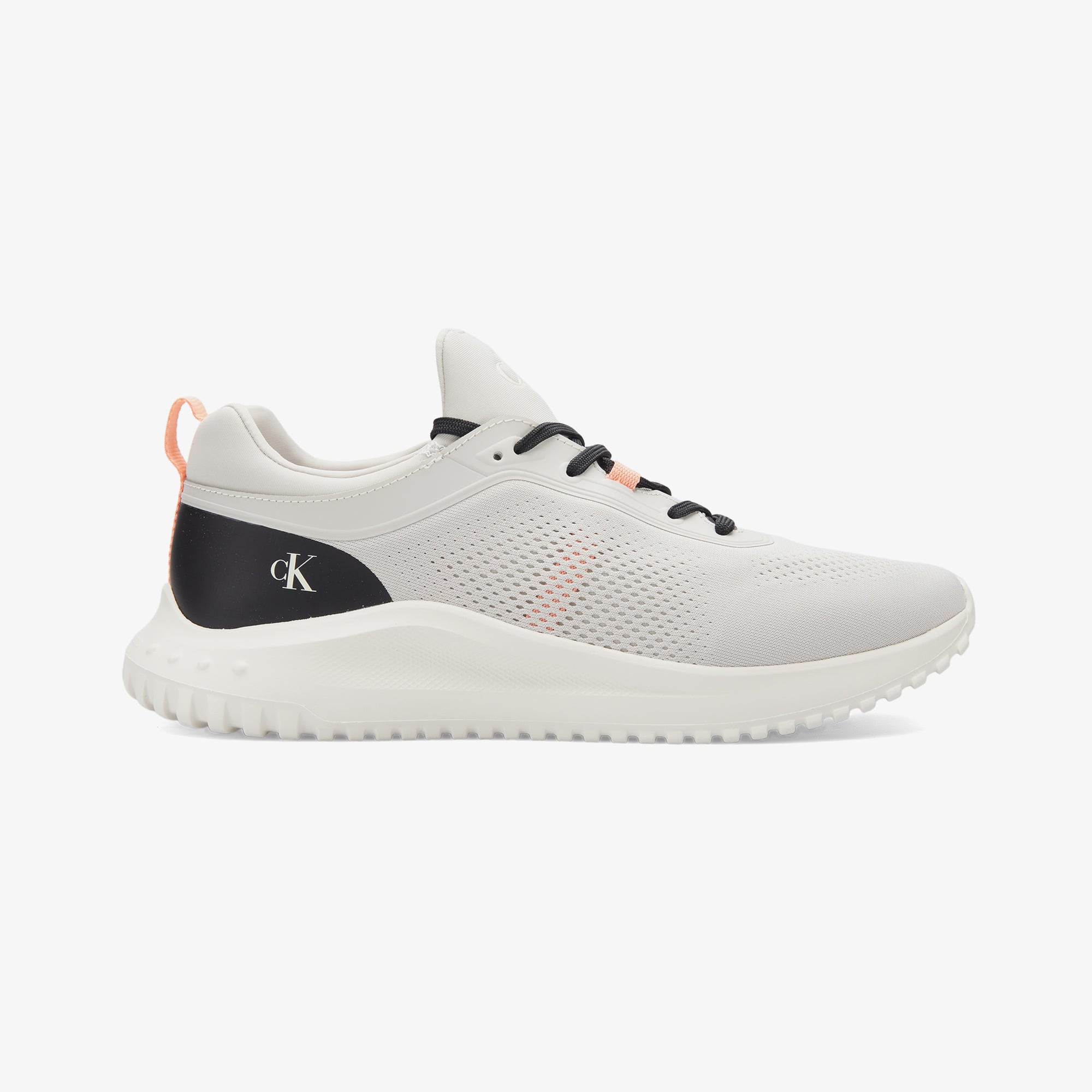 Calvin Klein Eva Runner Tech Knit Erkek Gri Sneaker - Görsel 2