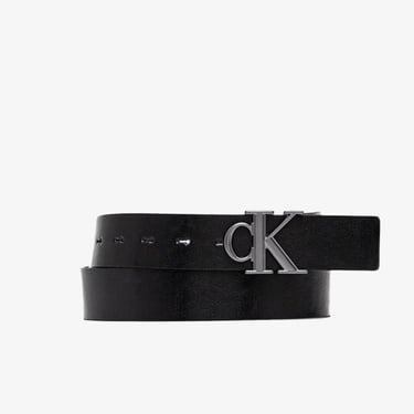  Calvin Klein Monogram Plaque Buckle Erkek Renkli Kemer