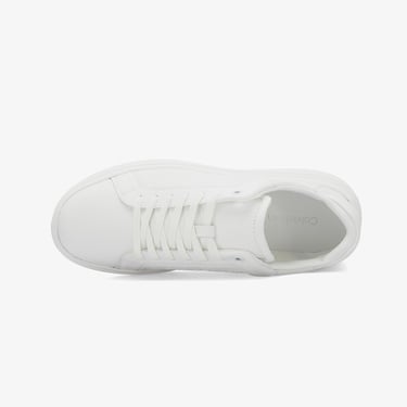  Calvin Klein Chunky Low Top Lace Up Mono Erkek Beyaz Sneaker