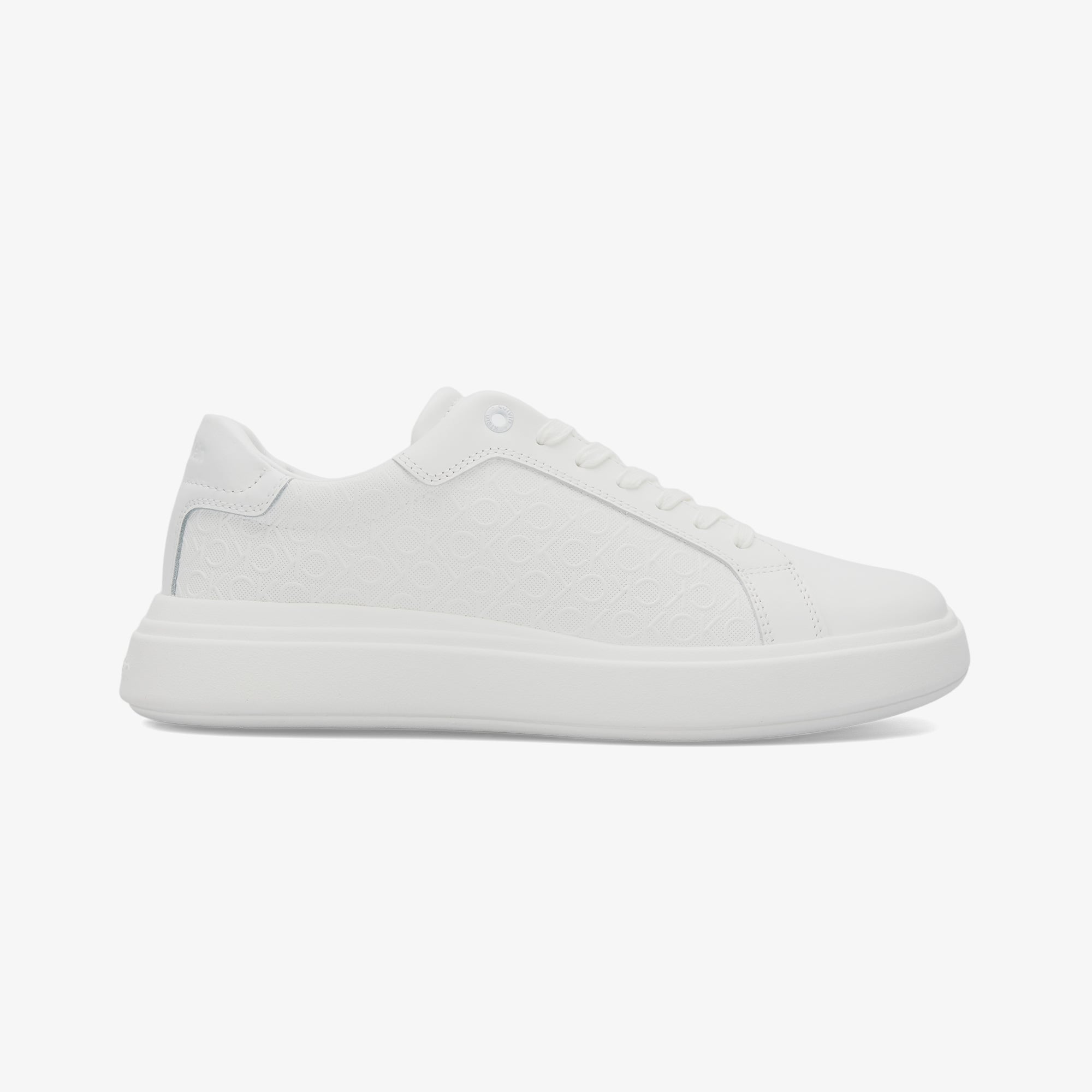 Calvin Klein Chunky Low Top Lace Up Mono Erkek Beyaz Sneaker - Görsel 2