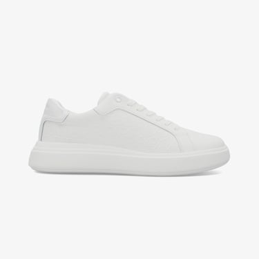  Calvin Klein Chunky Low Top Lace Up Mono Erkek Beyaz Sneaker