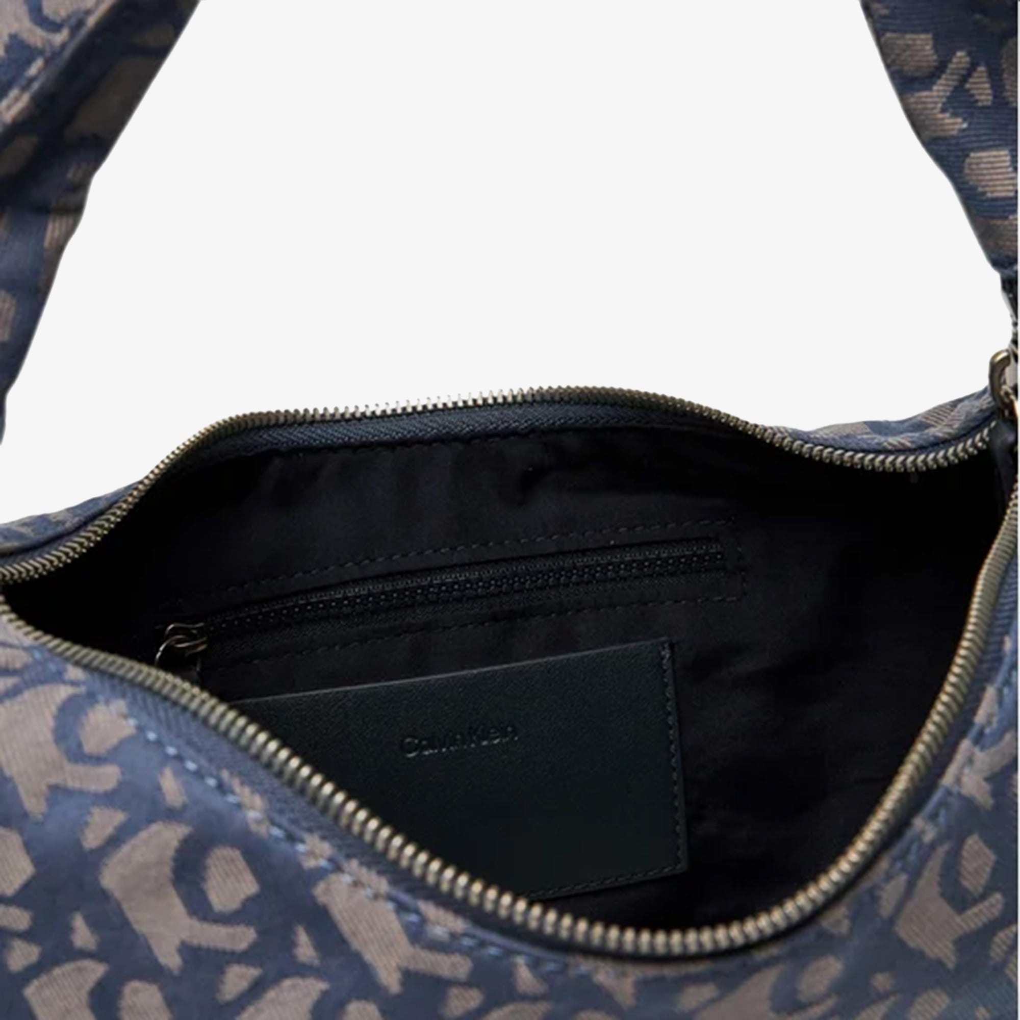 Calvin Klein Monogram Pinched Medium Kadın Mavi El Çantası