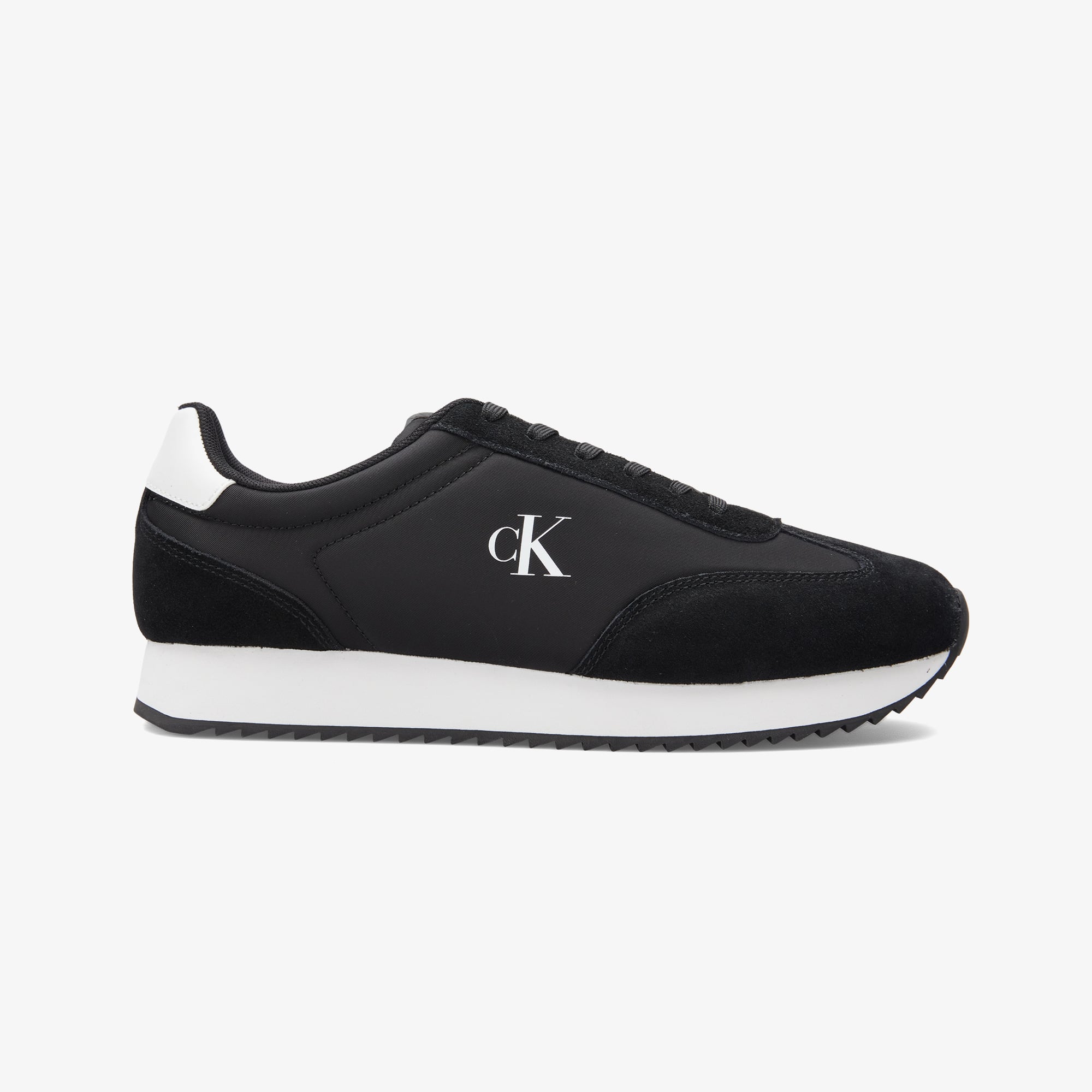 Calvin Klein Retro Runner Lace Up Erkek Siyah Sneaker - Görsel 2