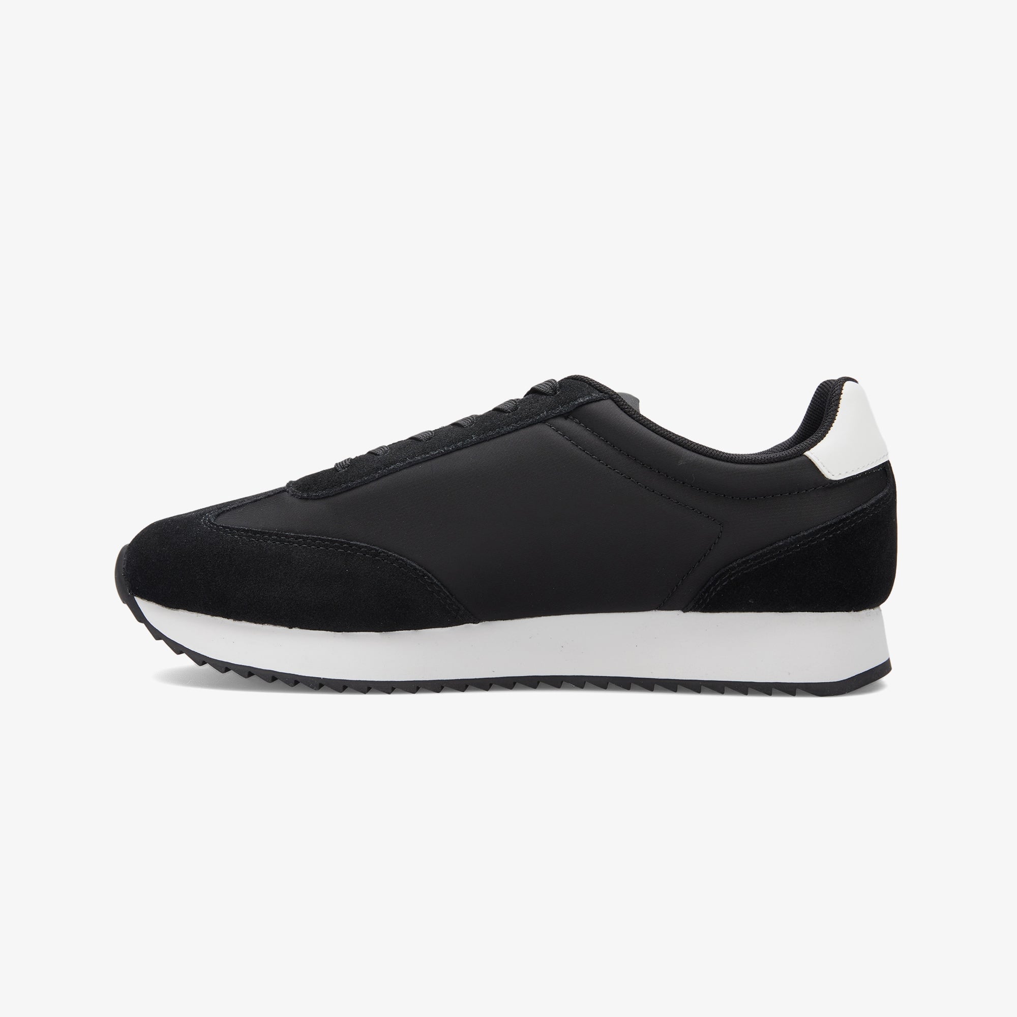 Calvin Klein Retro Runner Lace Up Erkek Siyah Sneaker