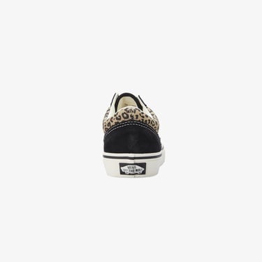  Vans Old Skool Kadın Siyah/Leopar Sneaker