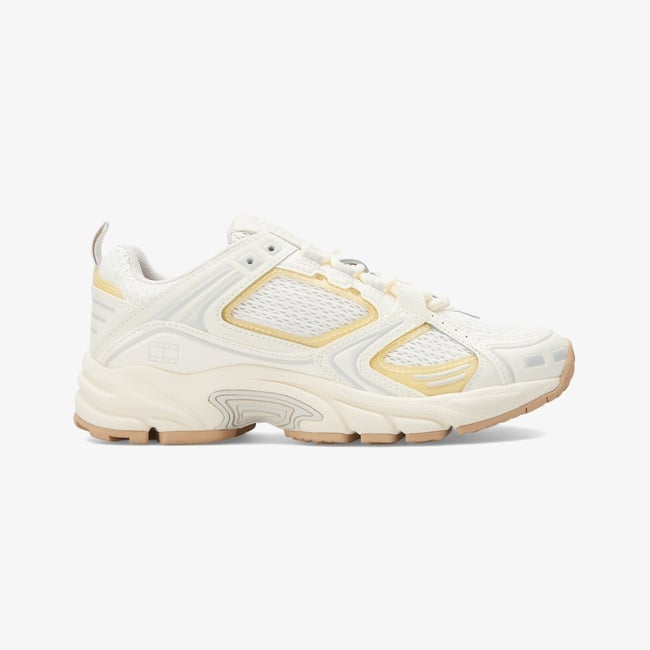  Tommy Hilfiger Fine Cleat Archive Runner Kadın Beyaz Spor Ayakkabı