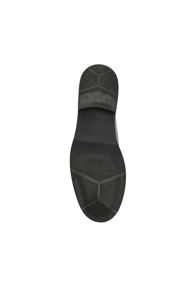  Network Kadın Siyah Açma Deri Loafer