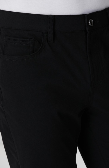  Network Erkek Siyah Casual Pantolon