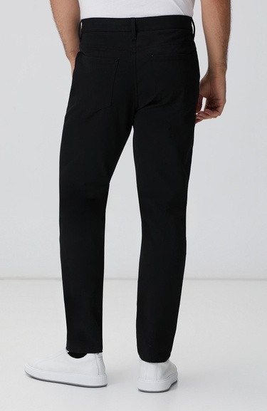  Network Erkek Siyah Casual Pantolon