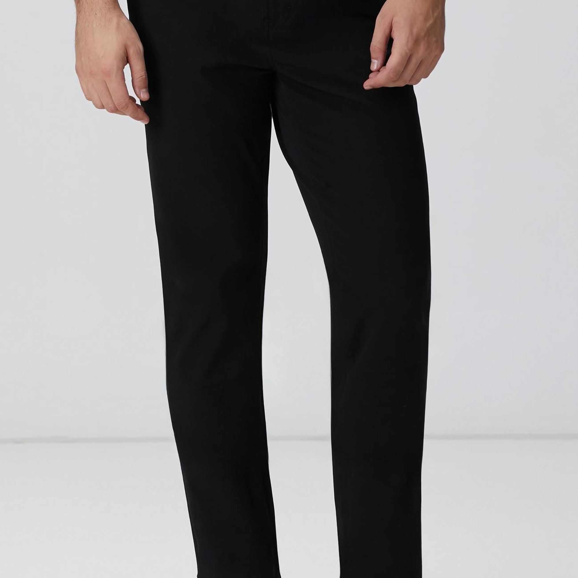 Network Erkek Siyah Casual Pantolon