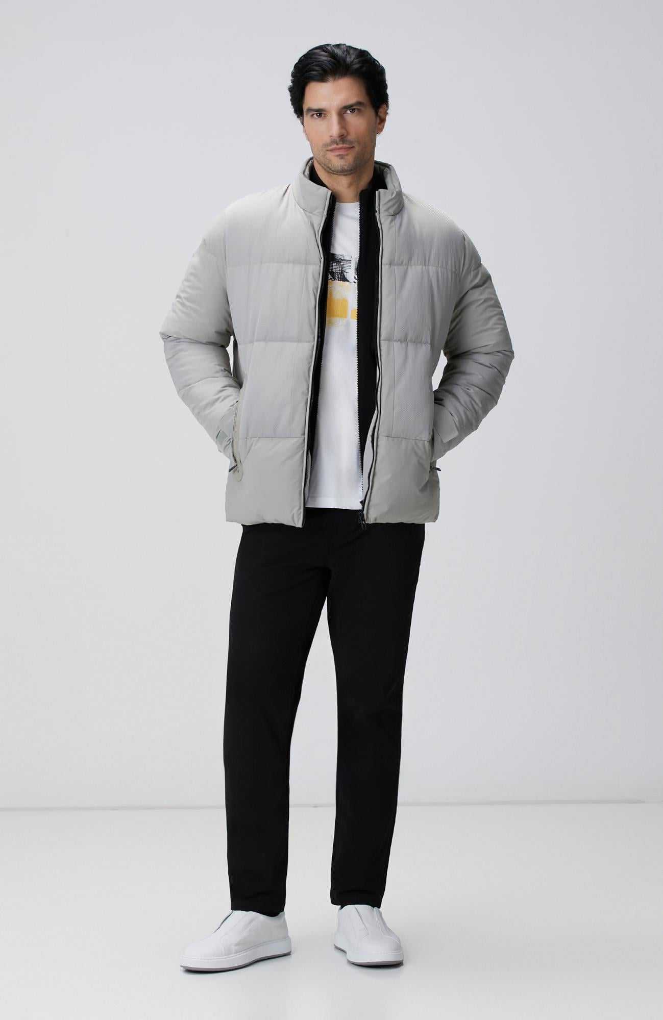  Network Erkek Siyah Casual Pantolon