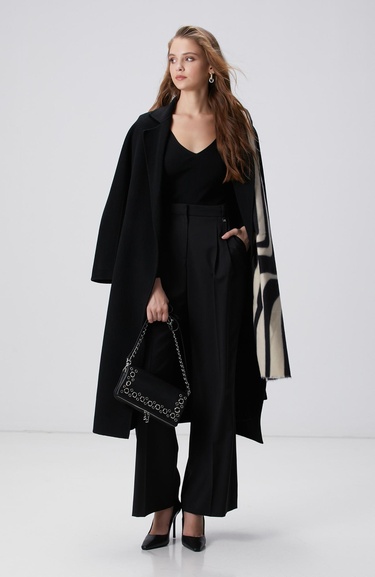  Network Kadın Siyah Kazak