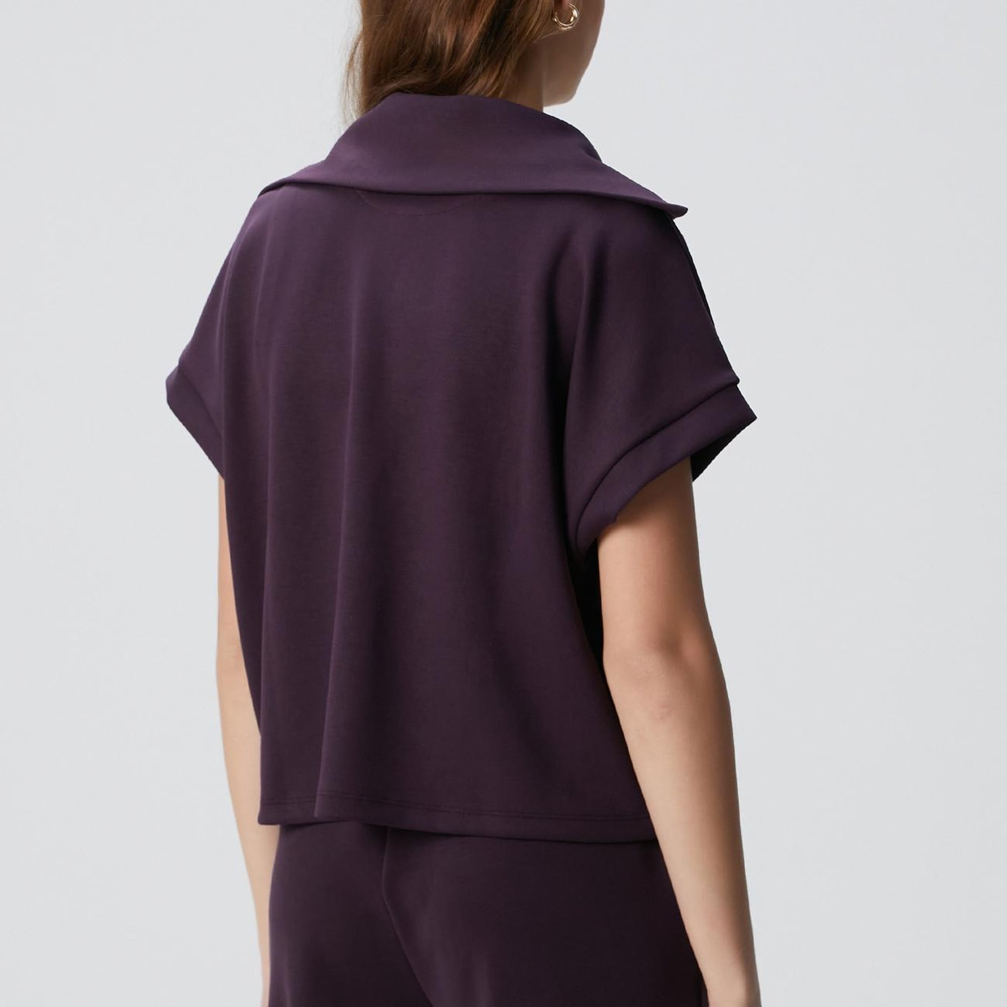 Network Kadın Mor Modal Karışımlı Sweatshirt