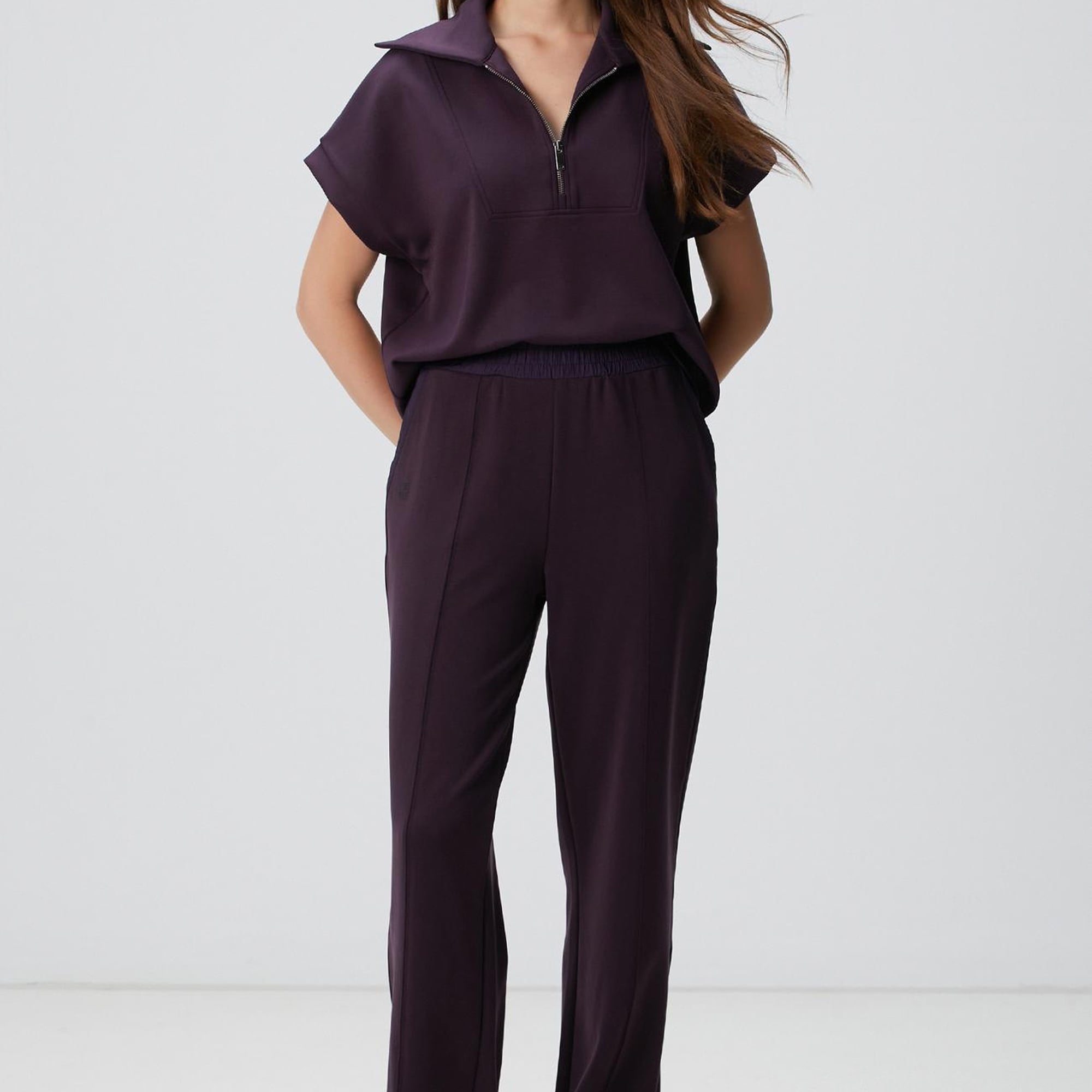 Network Kadın Mor Modal Karışımlı Sweatshirt