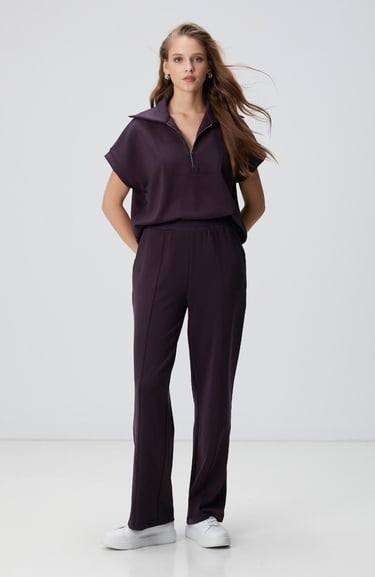  Network Kadın Mor Modal Karışımlı Sweatshirt