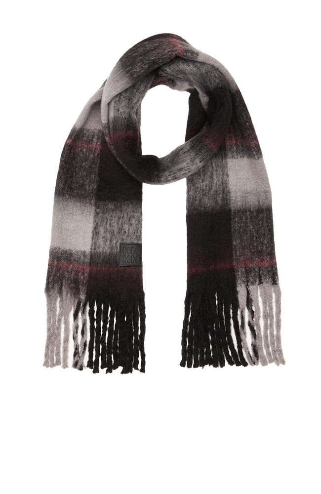  Network Erkek Siyah Beyaz Atkı