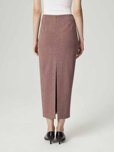  Yırtmaç Detaylı Maxi Etek