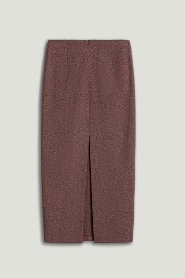  Yırtmaç Detaylı Maxi Etek