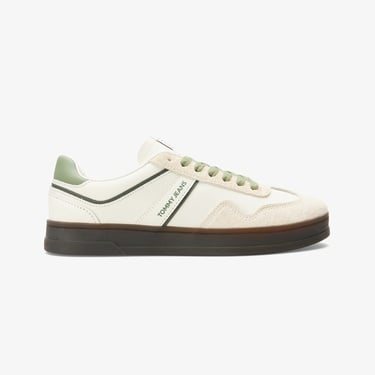  Tommy Hilfiger The Greenwich Leather Erkek Beyaz Sneaker