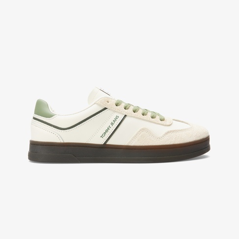  Tommy Hilfiger The Greenwich Leather Erkek Beyaz Sneaker