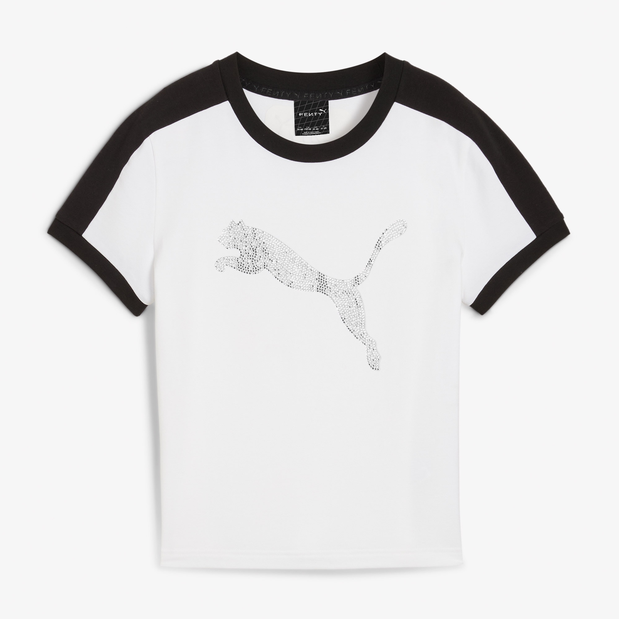 Puma x Fenty Downtown Kadın Beyaz T-Shirt