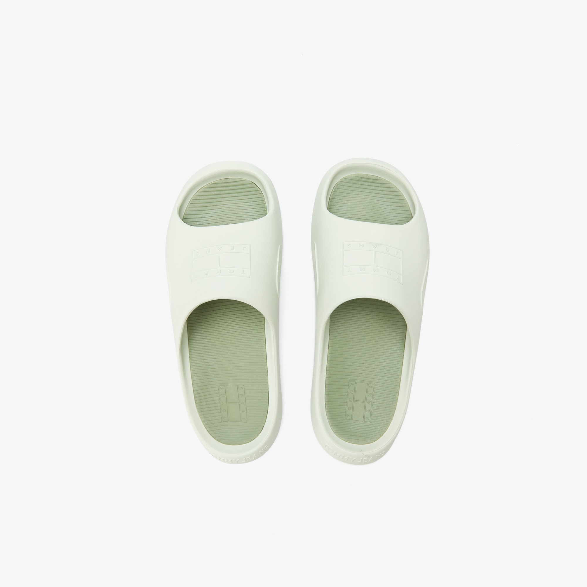 Tommy Jeans Sporty Play Erkek Yeşil Terlik