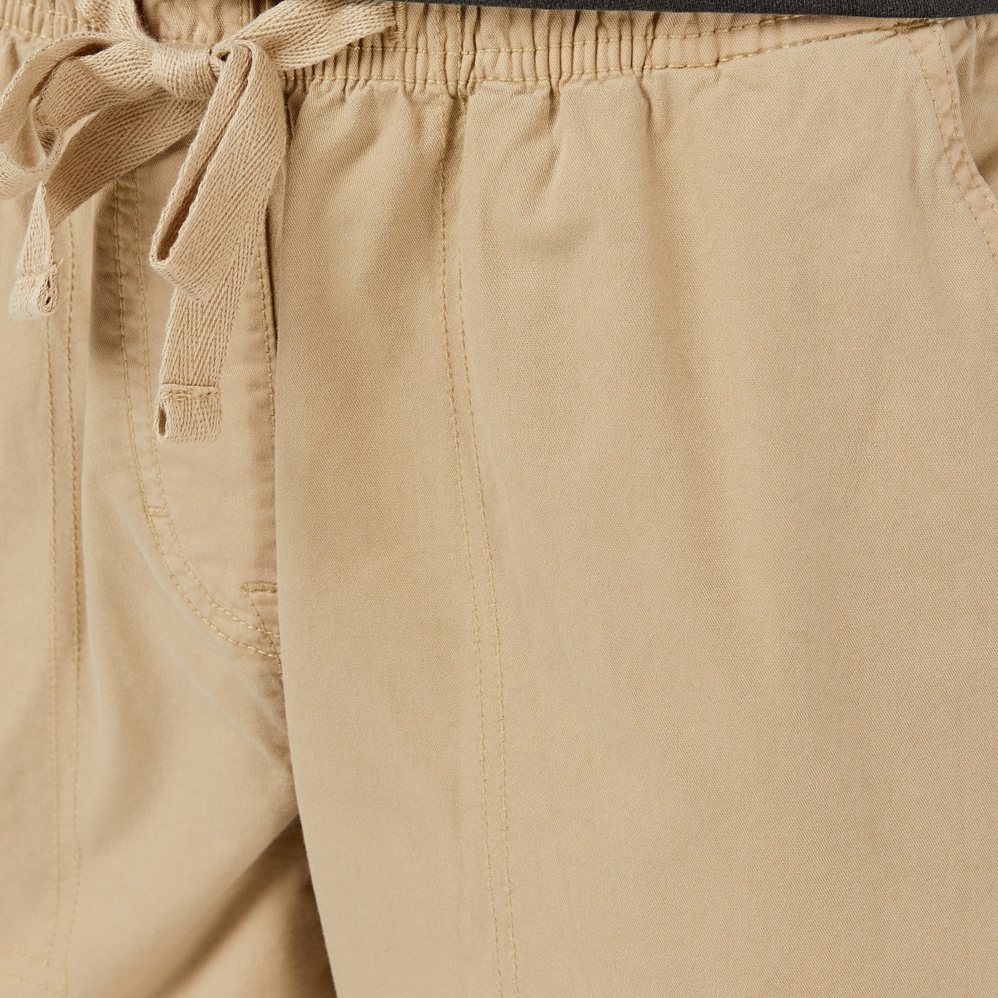 Tommy Hilfiger Loose Cargo Kadın Krem Pantolon