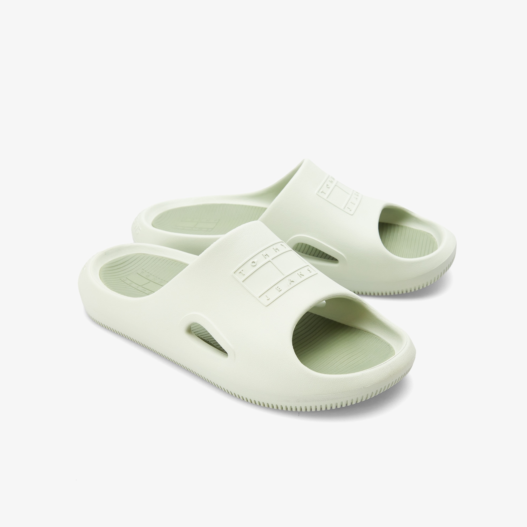 Tommy Jeans Sporty Play Erkek Yeşil Terlik