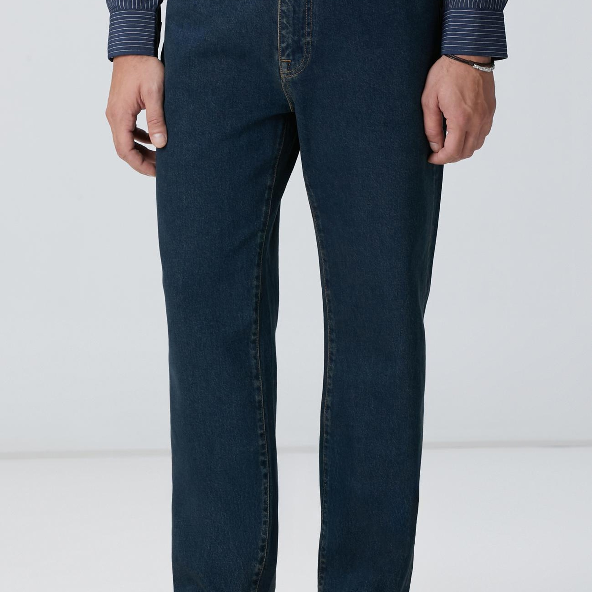 Network Erkek Lacivert Denim Pantolon