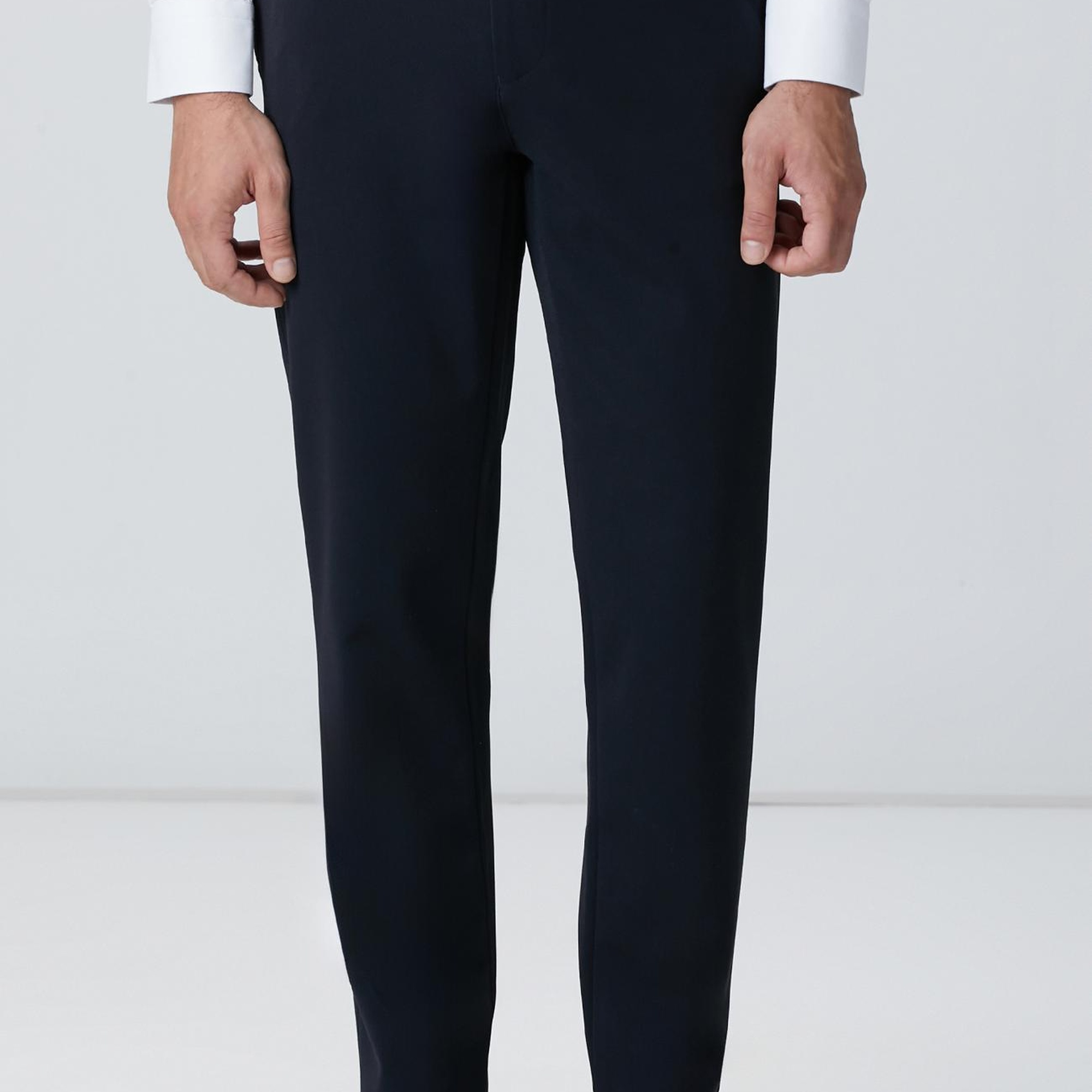 Network Erkek Lacivert Diyagonal Desenli Pantolon