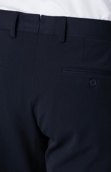  Network Erkek Lacivert Diyagonal Desenli Pantolon