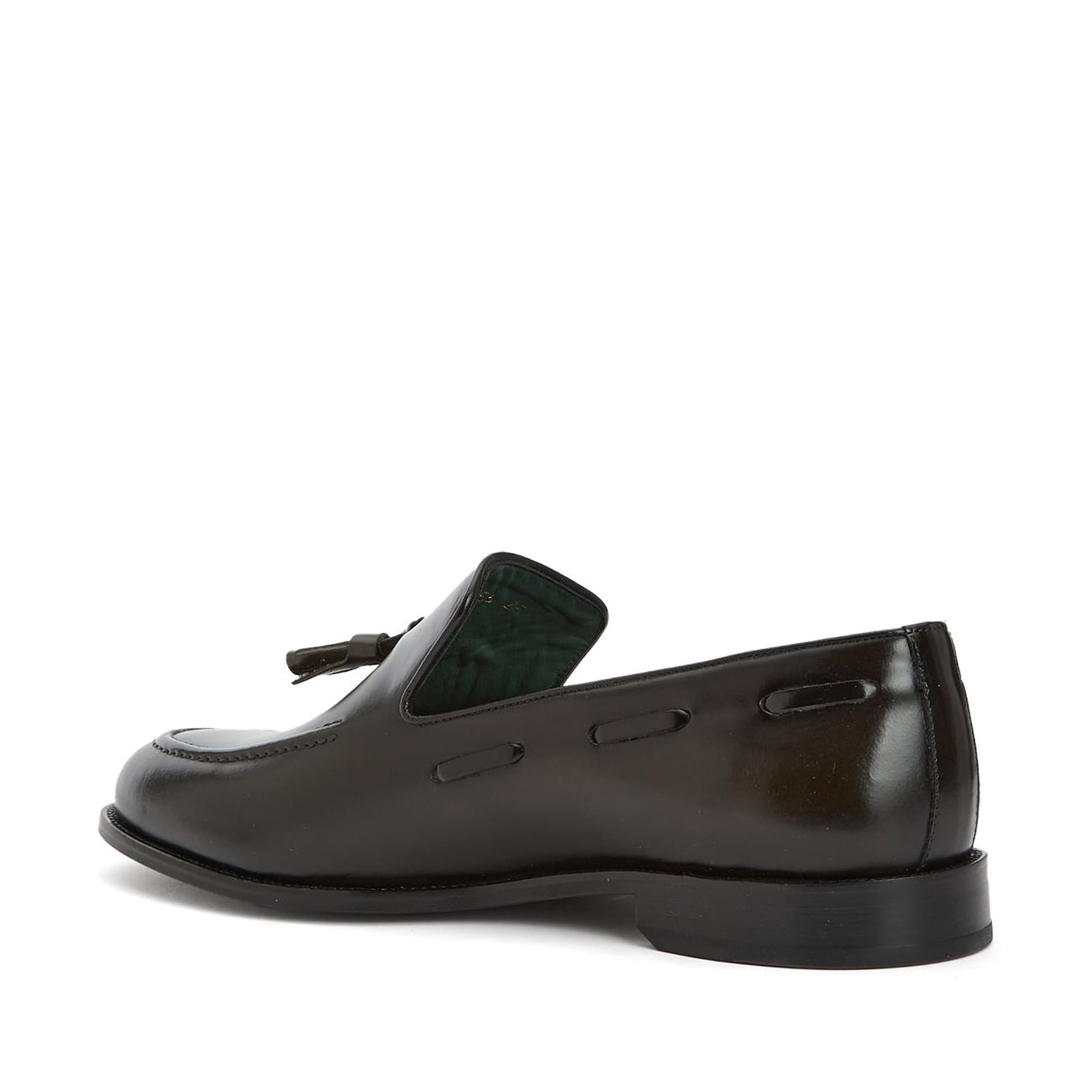 George Hogg Icons Erkek Haki Deri Loafer