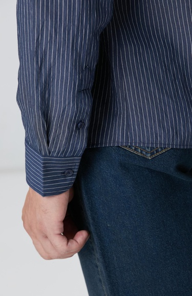  Network Erkek Lacivert Gömlek