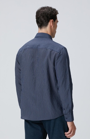  Network Erkek Lacivert Gömlek