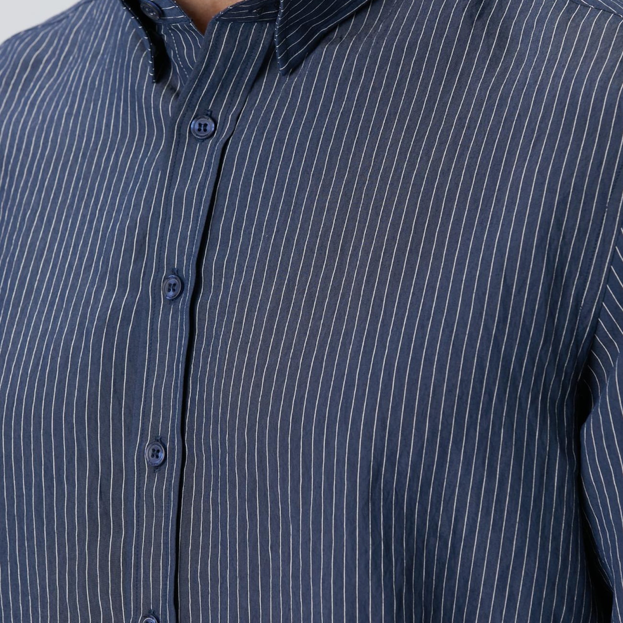 Network Erkek Lacivert Gömlek