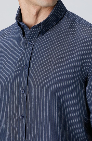  Network Erkek Lacivert Gömlek