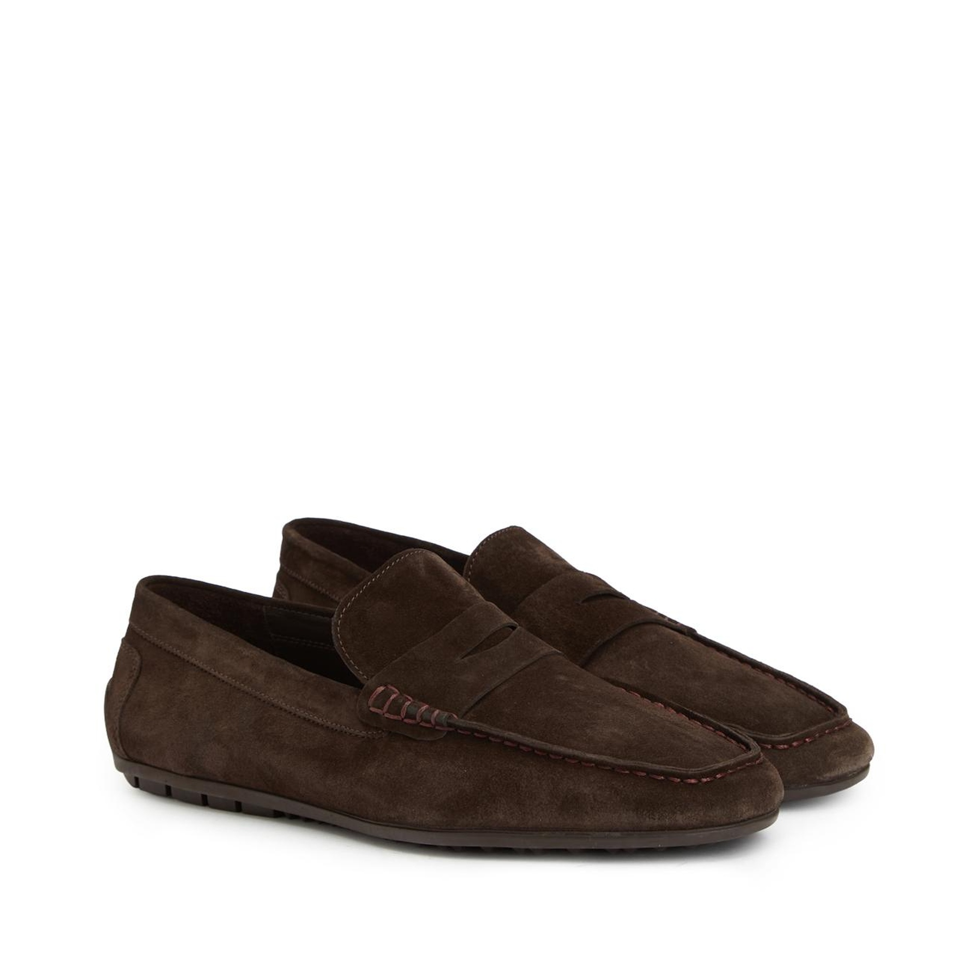 Network Erkek Kahverengi Süet Deri Loafer