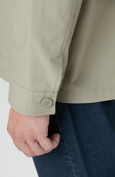  Network Erkek Haki Dış Gömlek