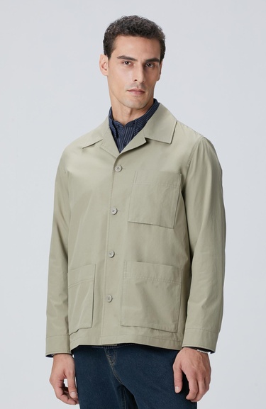  Network Erkek Haki Dış Gömlek