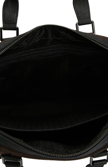  Network Erkek Kahverengi Deri Laptop Çantası