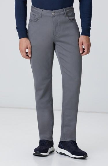  Network Erkek Gri Casual Pantolon
