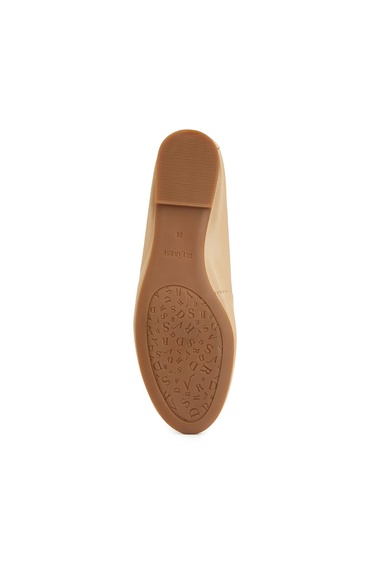  Divarese Kadın Nude Deri Babet