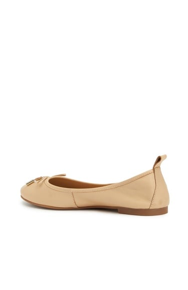  Divarese Kadın Nude Deri Babet