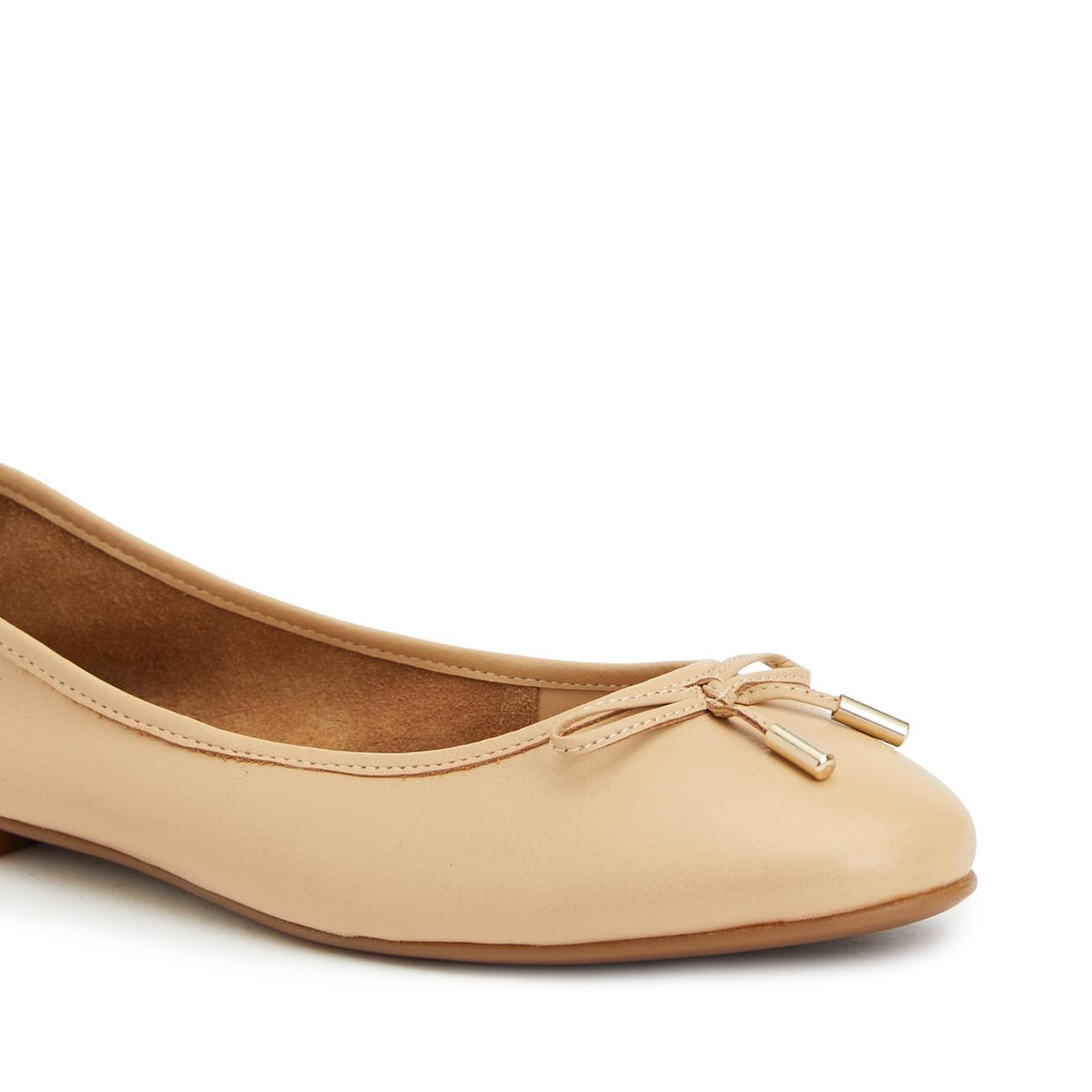 Divarese Kadın Nude Deri Babet