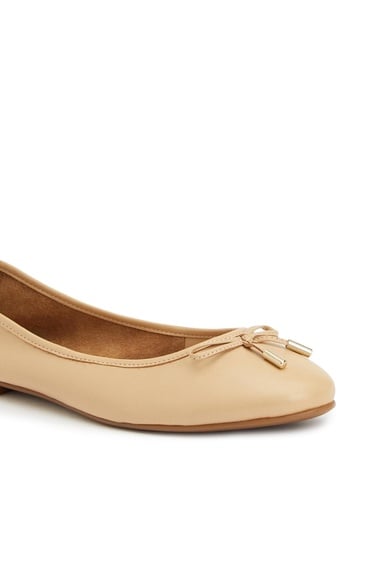  Divarese Kadın Nude Deri Babet