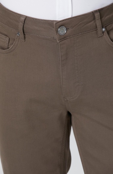  Network Erkek Kahverengi Casual Pantolon